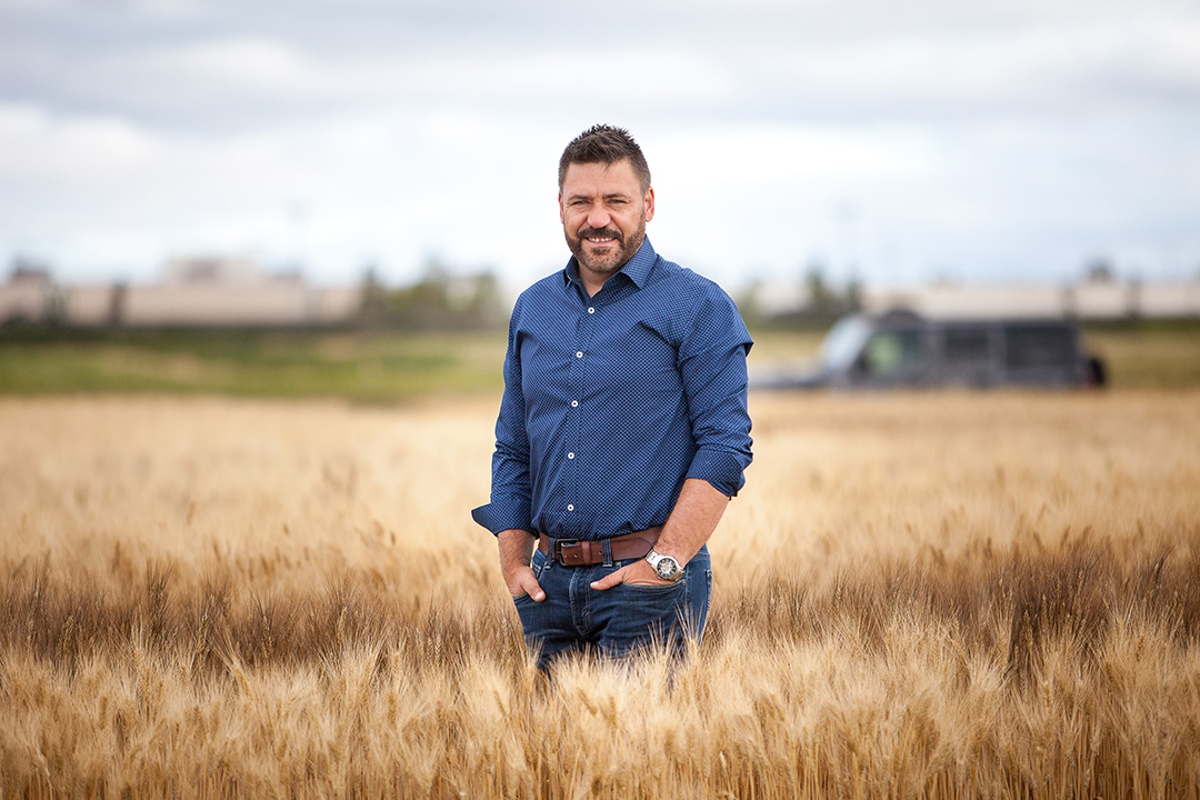 Curtis Pozniak, wheat breeder and director of the USask Crop Development Centre. (Photo: Christina Weese)