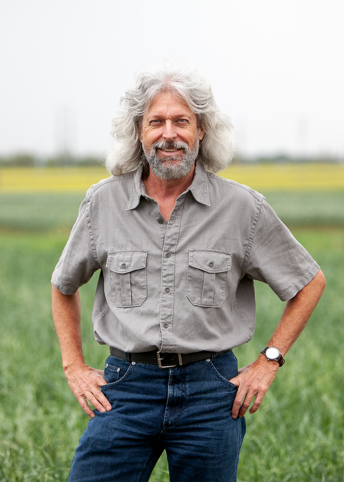 Cereal and Flax Pathologist Dr. H. Randy Kutcher photo by Christina Weese